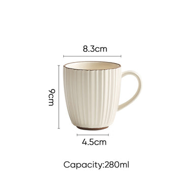 1pcs Lovers Ceramic Coffee Cup Pottery Office Breakfast Water and Milk  Mug Porcelain Espresso Cups Household Afternoon Tea Cups
